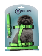 Kedi Göğüs Tasması Fosforlu Yeşil