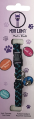 Kedi Boyun Tasması Lastikli Mavi Siyah